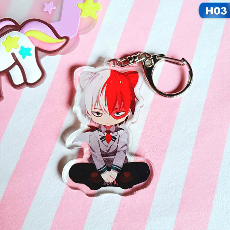 Tmdbyx Móc Khóa Acrylic Trong Suốt Hình Nhân Vật Phim Học Viện Siêu Anh Hùng