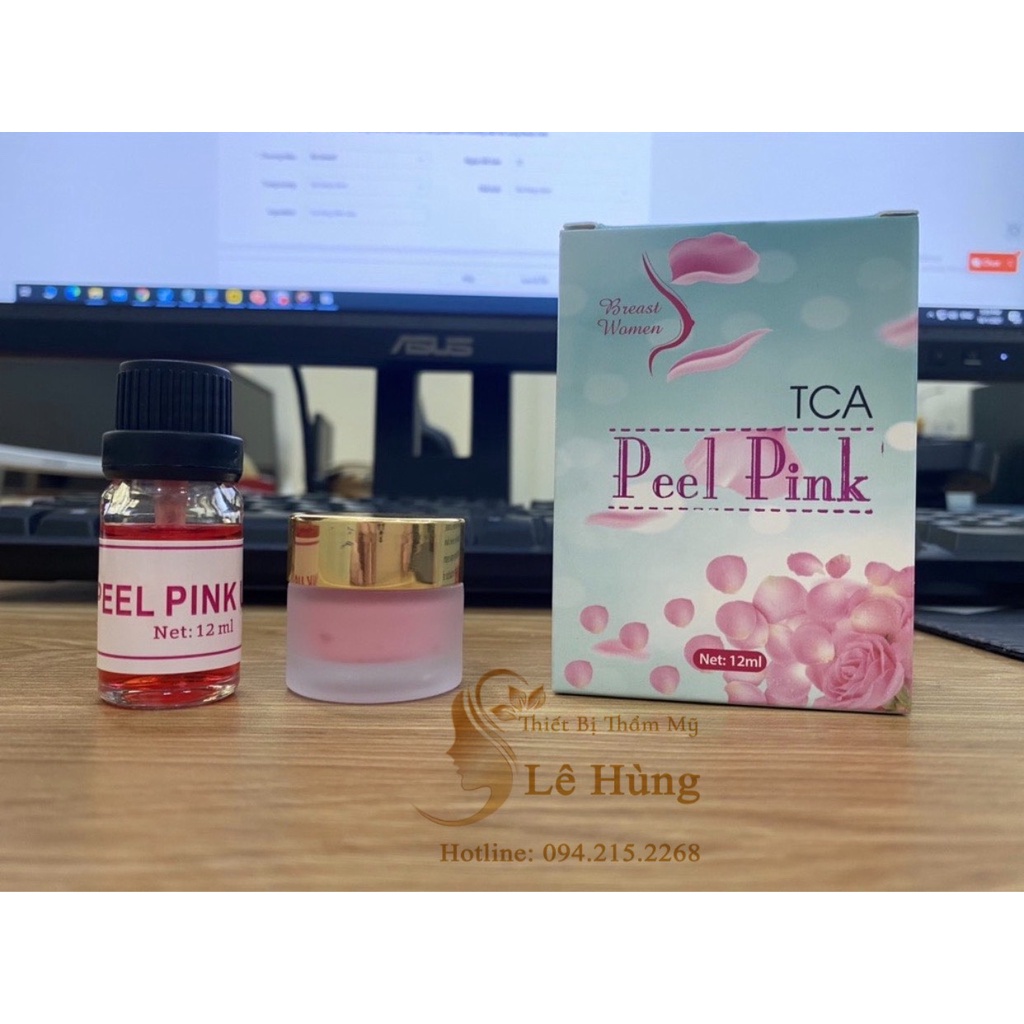 PEEL PINK TCA Hồng Nhũ Hoa  - Peel thâm nách, nhũ hoa, bẹn, mông...chuyên dùng cho spa và TMV hàng mới nhất 2022