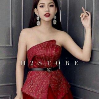 đầm xòe áo cúp ngực chân váy lưới