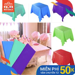 Khăn trải bàn hình chữ nhật lớn bằng nhựa