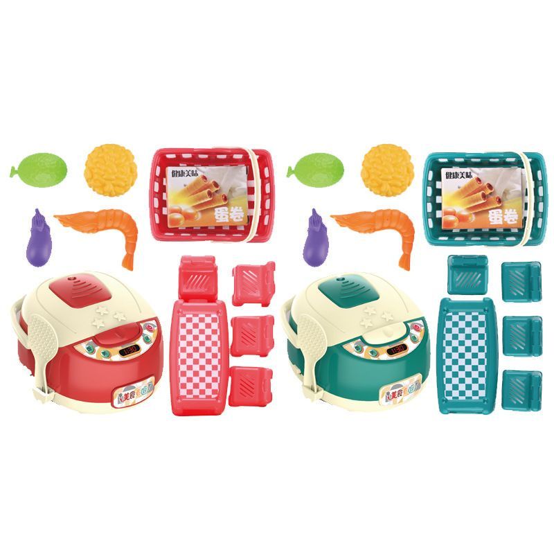 Bộ đồ chơi nấu ăn có nồi cơm điện, túi 26x28cm