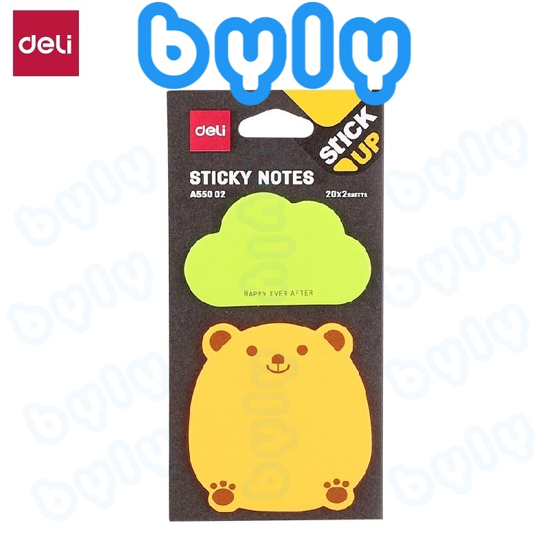 [Ship hỏa tốc] Sticky Notes - Giấy Ghi Chú Hình cute DELI | A55002 - ByLy Store