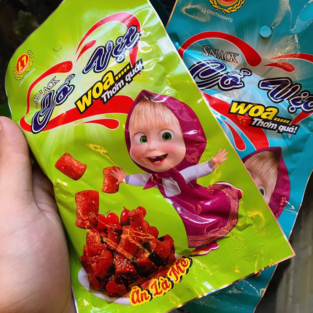 Gói Snack Cổ Vịt Thơm Ngon Đậm Vị Cay Nhẹ