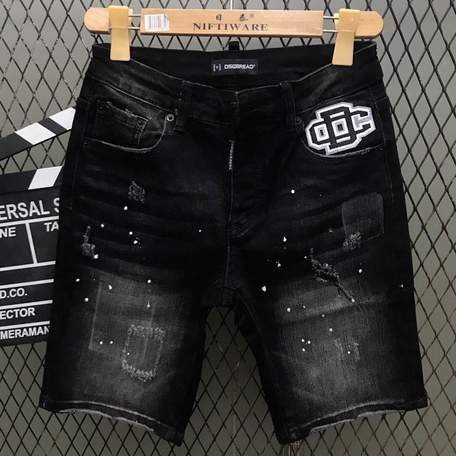 Quần Short Jean Nam Đẹp Chất Bò Co Giãn Cao Cấp, Quần Ngố rách Mẫu Mới Phong Cách Hàn Quốc Q232