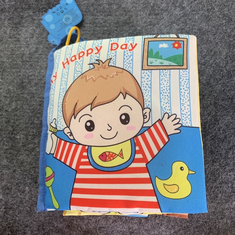 Sách vải giúp bé nhận diện màu sắc My Happy Day
