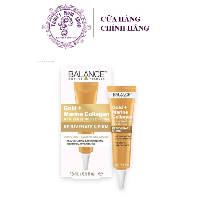 Tinh Chất Dưỡng Da Vùng Mắt Ngừa Lão Hóa Balance Active Formula Gold + Collagen Rejuvenating Eye Serum 15ml