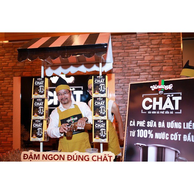 COMBO 2 HỘP Vinacafe Chất - Sài Gòn Cà Phê Sữa Đá Hộp 10 Gói x 29G