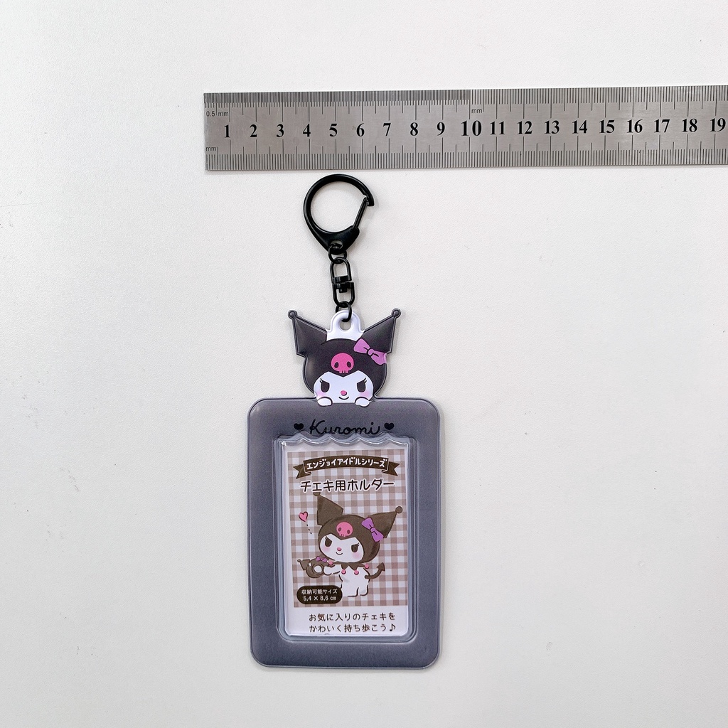 Móc Khóa Đựng Thẻ ID Họa Tiết Nhân Vật Steve Sanrio Dễ Thương