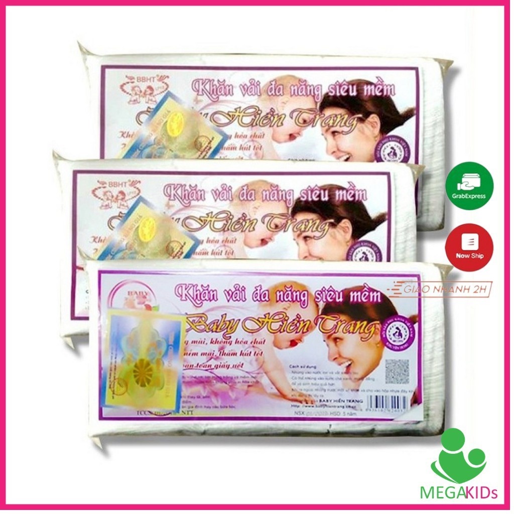 Khăn vải khô đa năng Hiền Trang 170g ~ 145 cái