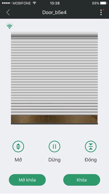 Bộ điều khiển cửa cuốn Mã nhảy YET sử dụng wifi điện thoại