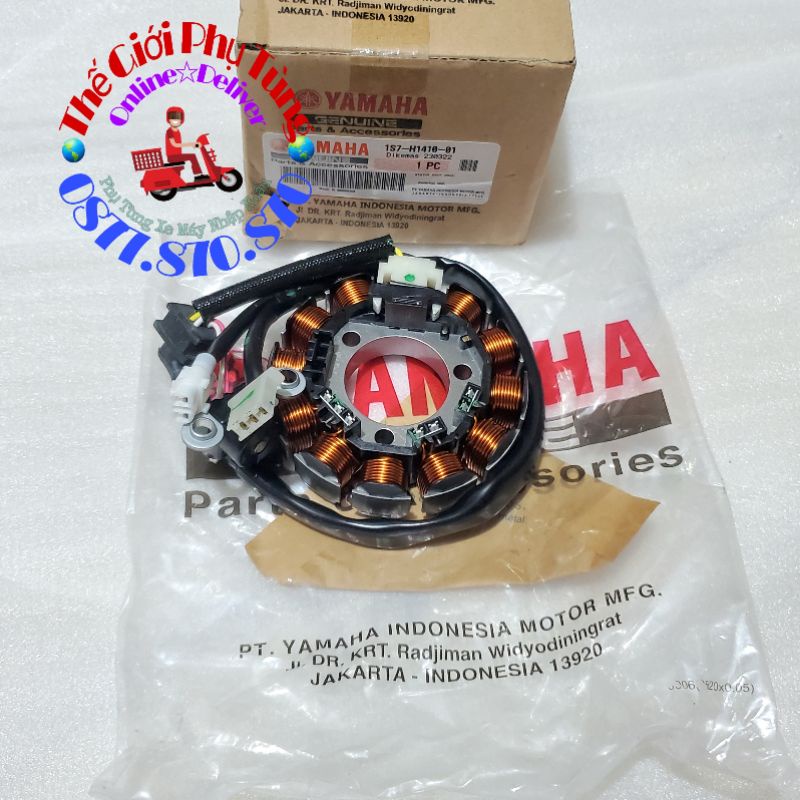 [Ảnh thật][Chính hãng] CUỘN LỬA - CUỘN ĐIỆN - CUỘN STATOR EXCITER 135 ZIN MỚI 1S7-H1410-01