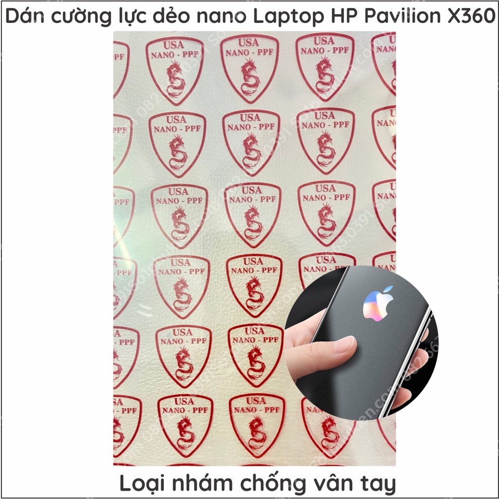 Dán cường lực màn hình Laptop HP Pavilion X360 14 inch / 15 inch dẻo nano, chống bể