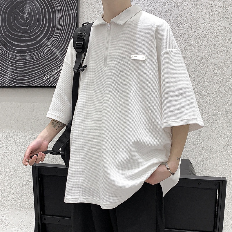 Áo polo Ngắn Tay Phong Cách Hàn Quốc Thời Trang Mùa Hè Dành Cho Nam