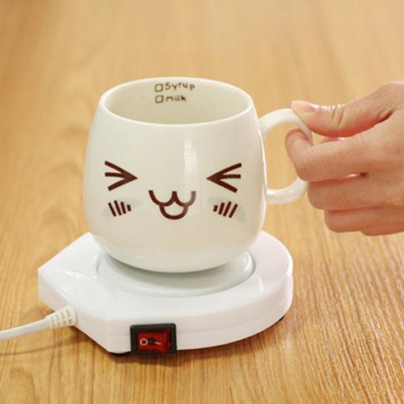 Electric Tea Coffee Rapid Mug Heat Warmer Heater Drinks Beverage Cup Bottle 220V