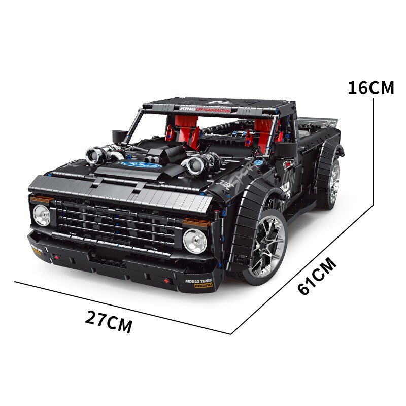 Mould King 13082 RC Offroad Truck - đồ chơi lắp ráp lego technic có điều khiển chạy từ xa