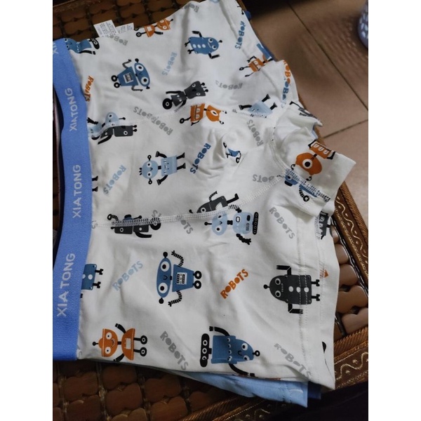 Set 3 quần boxer hoạ tiết robot cho bé trai