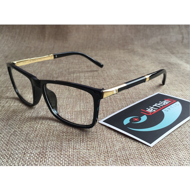 mắt Kính cận vuông trong suốt  kính giả cận nhựa  b1M3