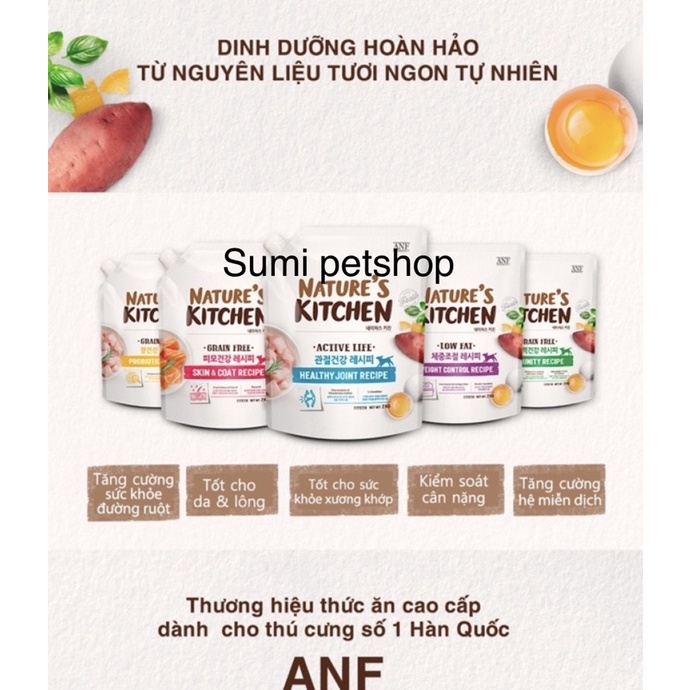 400gr Natural kitchen thức ăn nhập khẩu Hàn quốc cho thú cưng