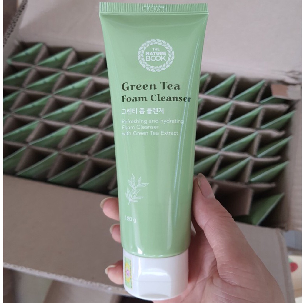 Sữa rửa mặt cho da mụn,da dầu chiết xuất trà xanh The nature book 120g | BigBuy360 - bigbuy360.vn