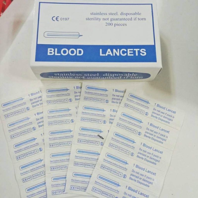 TÁCH LẺ 10 cái kim chích mụn lancet