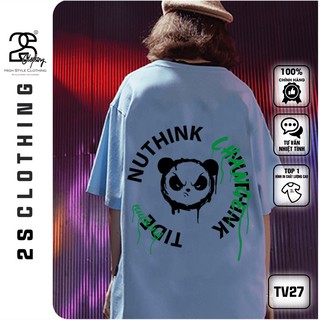 Áo Thun Tay Lỡ 2s Clothing Áo Phông Xanh Genz Unisex Nam Nữ Cotton Oversize Form Rộng Giá Rẻ In Hình Gấu Cool Ngầu TV27