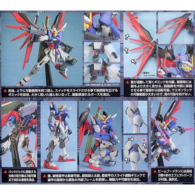 Bộ đồ chơi mô hình lắp ráp MG 1/100 DESTINY GUNDAM