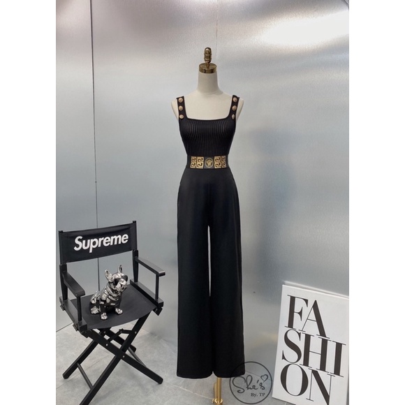 Set Versace Đính Khuy Siêu Sang