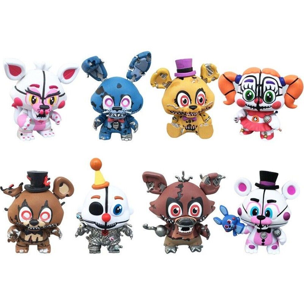 8PCS Five Nights At Freddy's Bonnie Game FNAF Action Figure Xmas Gift Kids Toy
