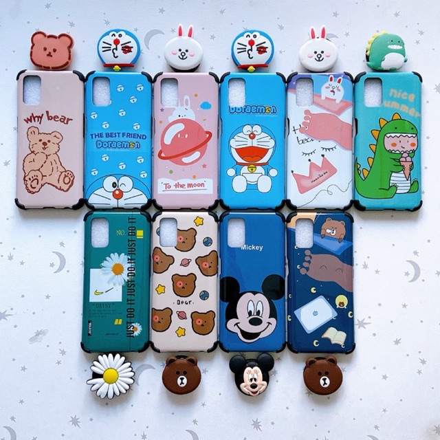 Ốp idm hán Quốc kèm pop Oppo A52/A92/Reno 2F/Reno 4 4G siêu đẹp