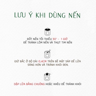 Nến thơm - Hương Gỗ ĐÀ LẠT
