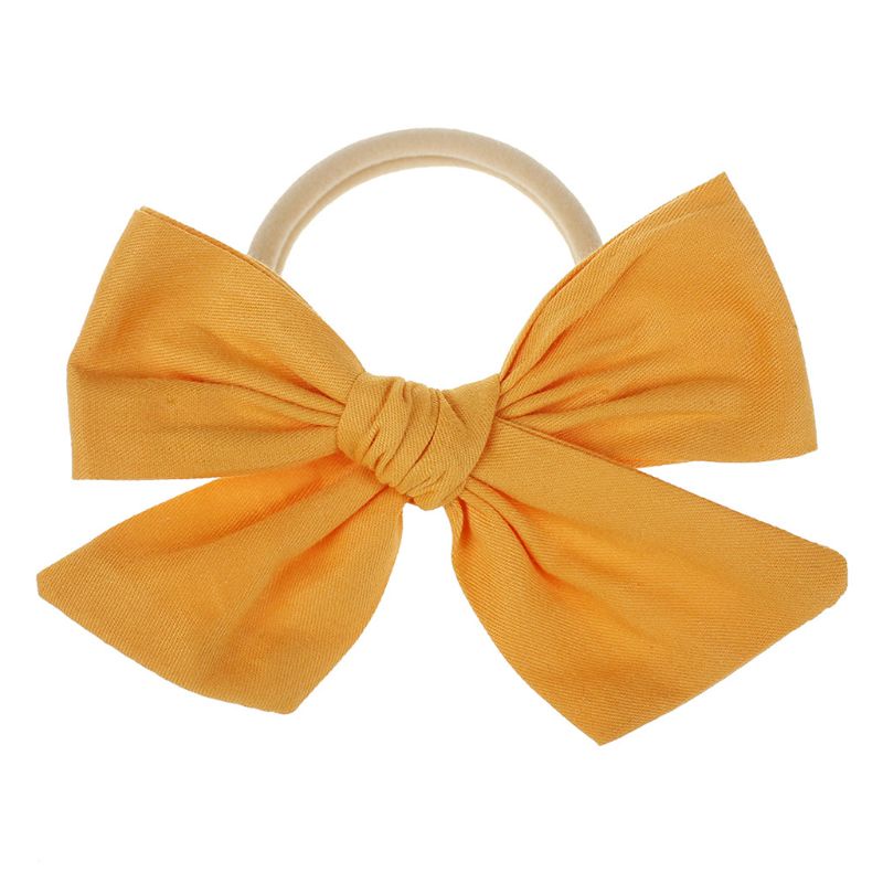 Băng Đô Vải Nylon Đính Nơ In Hoa / Bướm Màu Sắc Ngọt Ngào Không Để Lại Dấu Vết Cho Bé Sơ Sinh