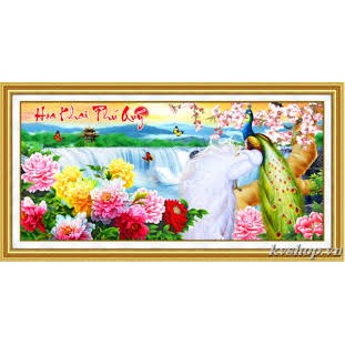 Tranh gắn đá DZ-277 - 113x55