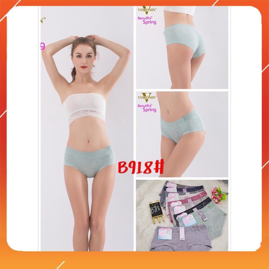 Quần lót nữ cotton đũi cao cấp kháng khuẩn mềm mại thấm hút mồ hôi cạp ren Q2961