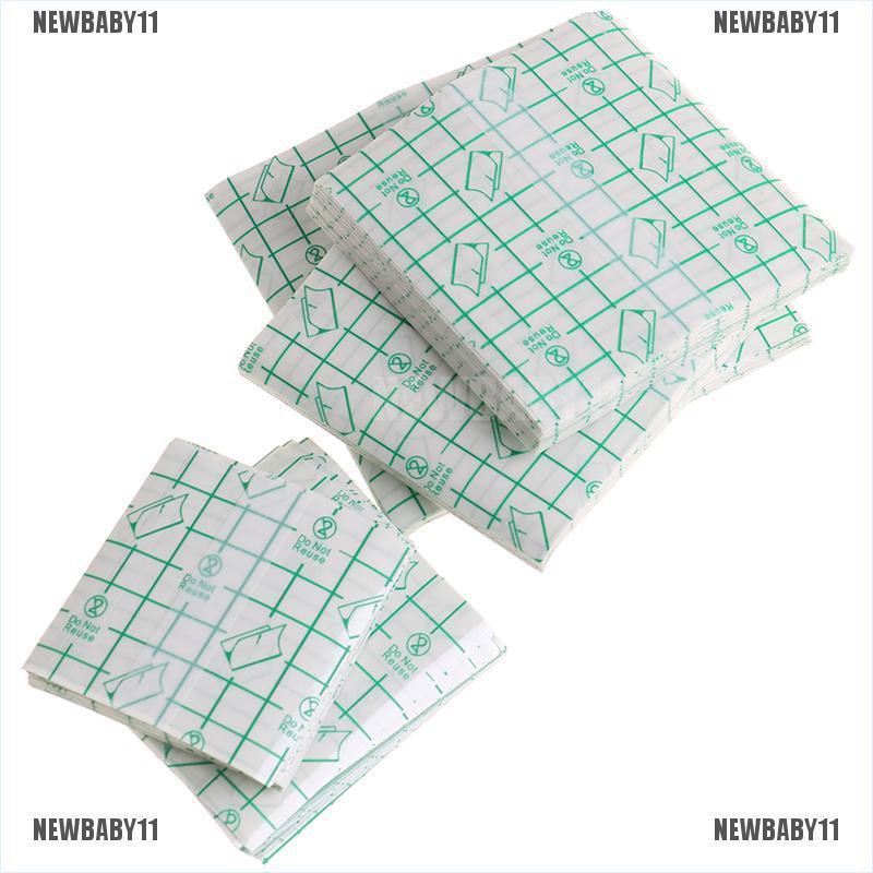 Bộ 100 Miếng Dán PU Cố Định Vết Thương Chống Thấm Nước NEWBABY11
