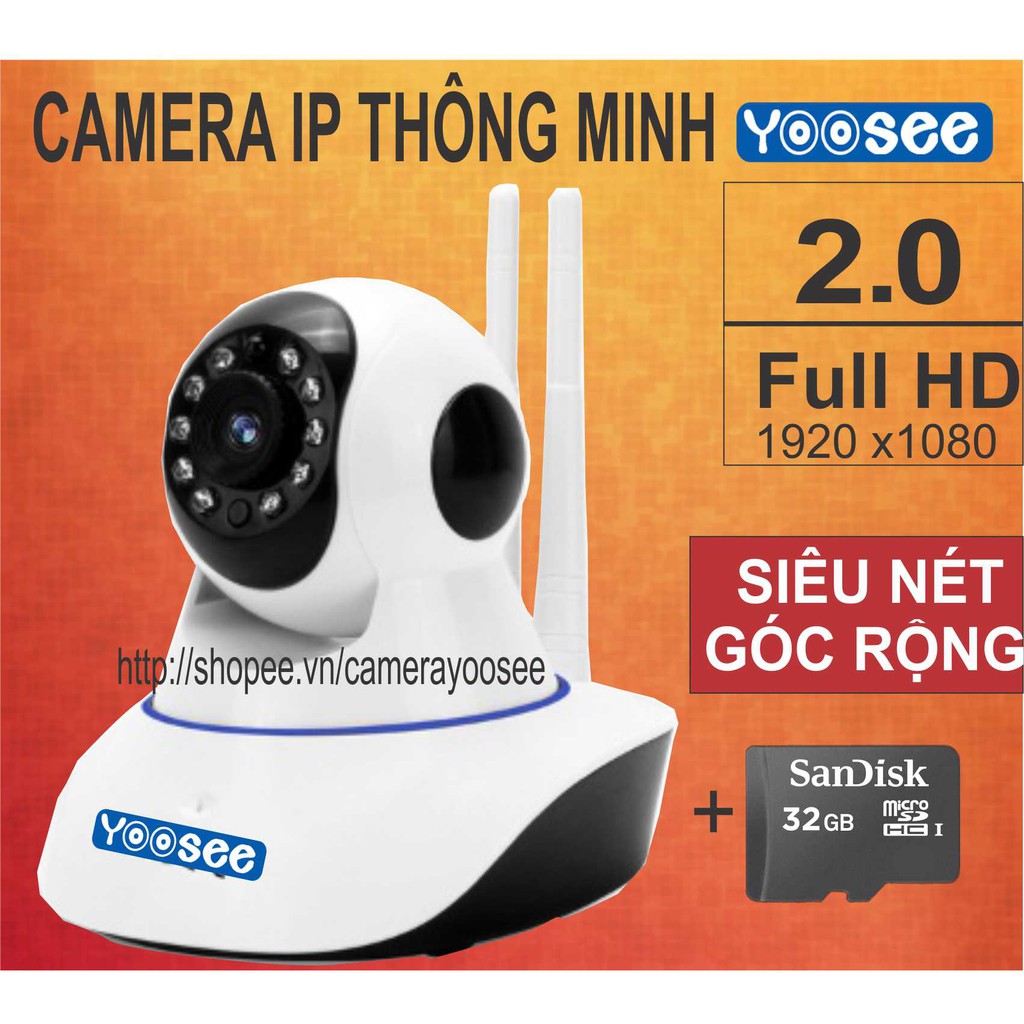 [COMBO]Camera Yoosee 2.0 -kèm thẻ 32gb | WebRaoVat - webraovat.net.vn