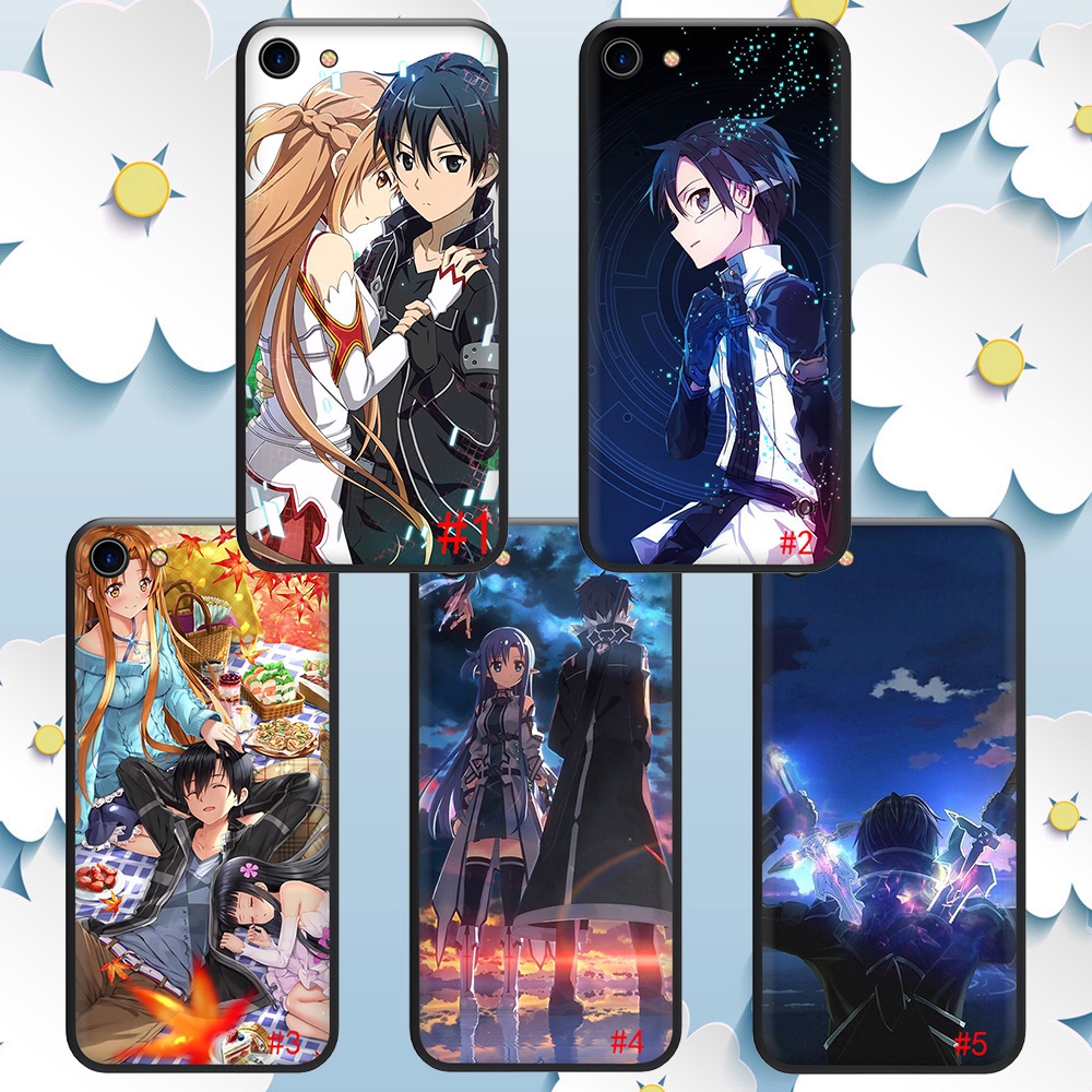 Ốp Điện Thoại Mềm Hình Sword Art Online Sao Cho Realme 2 A5 5 X2 Xt X Lite 3 Pro