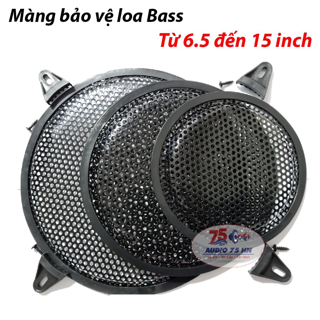 Màng lưới bảo vệ loa từ 5 inch đến 15 inch - Màng loa, mặt nạ loa bằng sắt dùng cho loa sân khấu hoặc loa ô tô