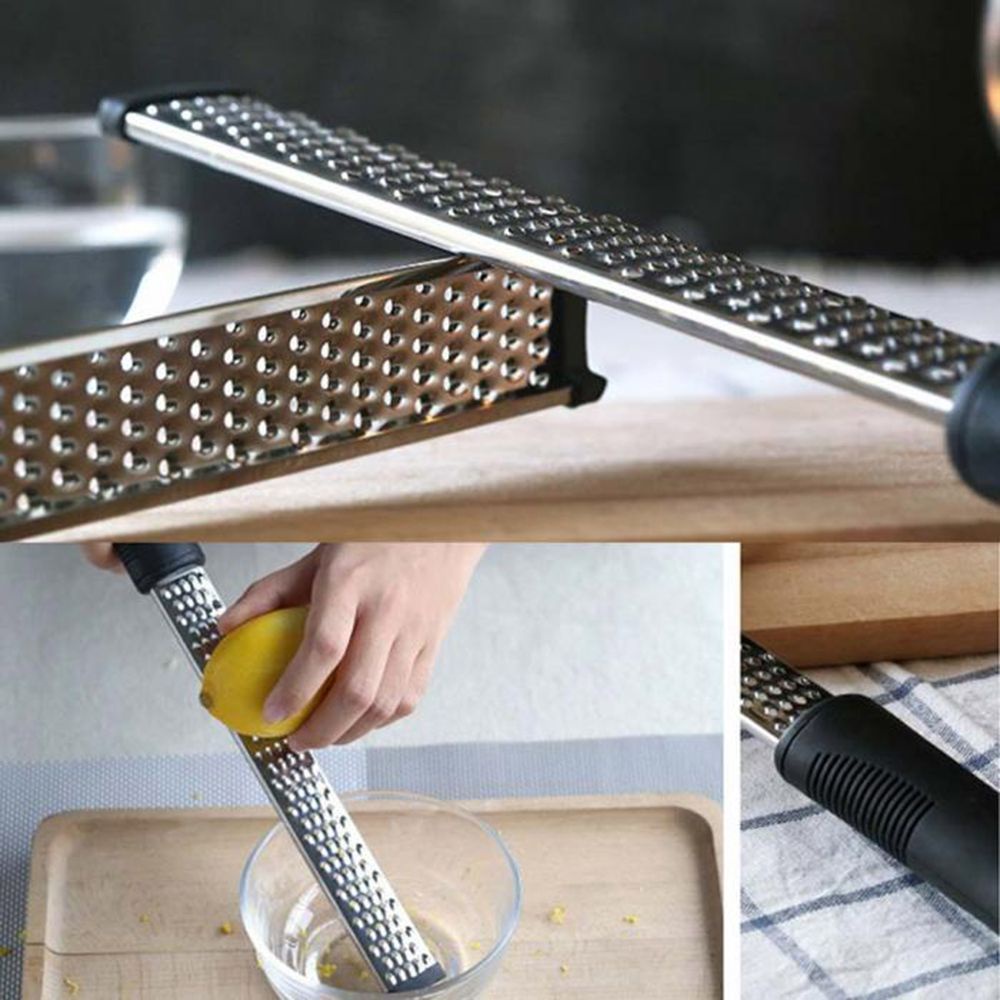 Dụng Cụ Bào Phô Mai / Chanh / Socola Đa Năng Bằng Thép Không Gỉ 8 Inch