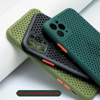 Ốp Điện Thoại Tpu Mềm Dạng Lưới Tỏa Nhiệt Cho Iphone 12 11 11pro Max Xr Xs Max X 8 7 6s Plus Se 2 11pro
