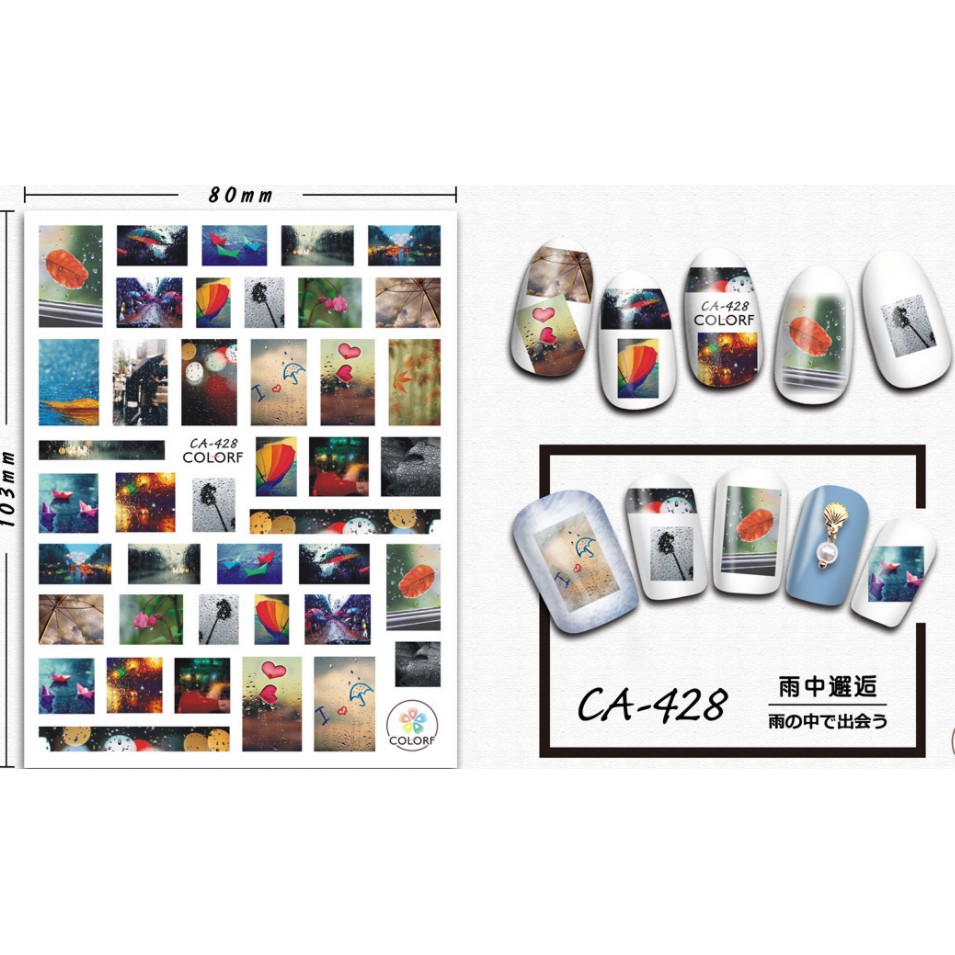 STICKER DÁN MÓNG CHỦ ĐỀ TÌNH YÊU