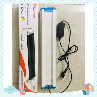 Máng Led 3 Hàng Quanlong , ánh sáng màu Trắng 40 cm CHO HỒ CÁ CẢNH