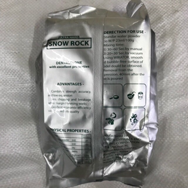 Bột thạch cao Hàn Quốc 1kg đúc tượng