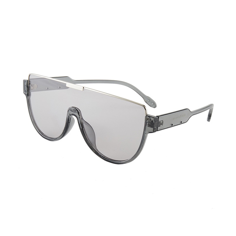 (YUZHU) Kính Chống Nắng Nửa Gọng Ngoại Cỡ Chống Ánh Sáng Xanh Thời Trang Phương Tây