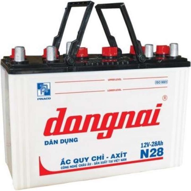 Bình ắc quy đánh cá đồng nai N28 ( không kèm axit)