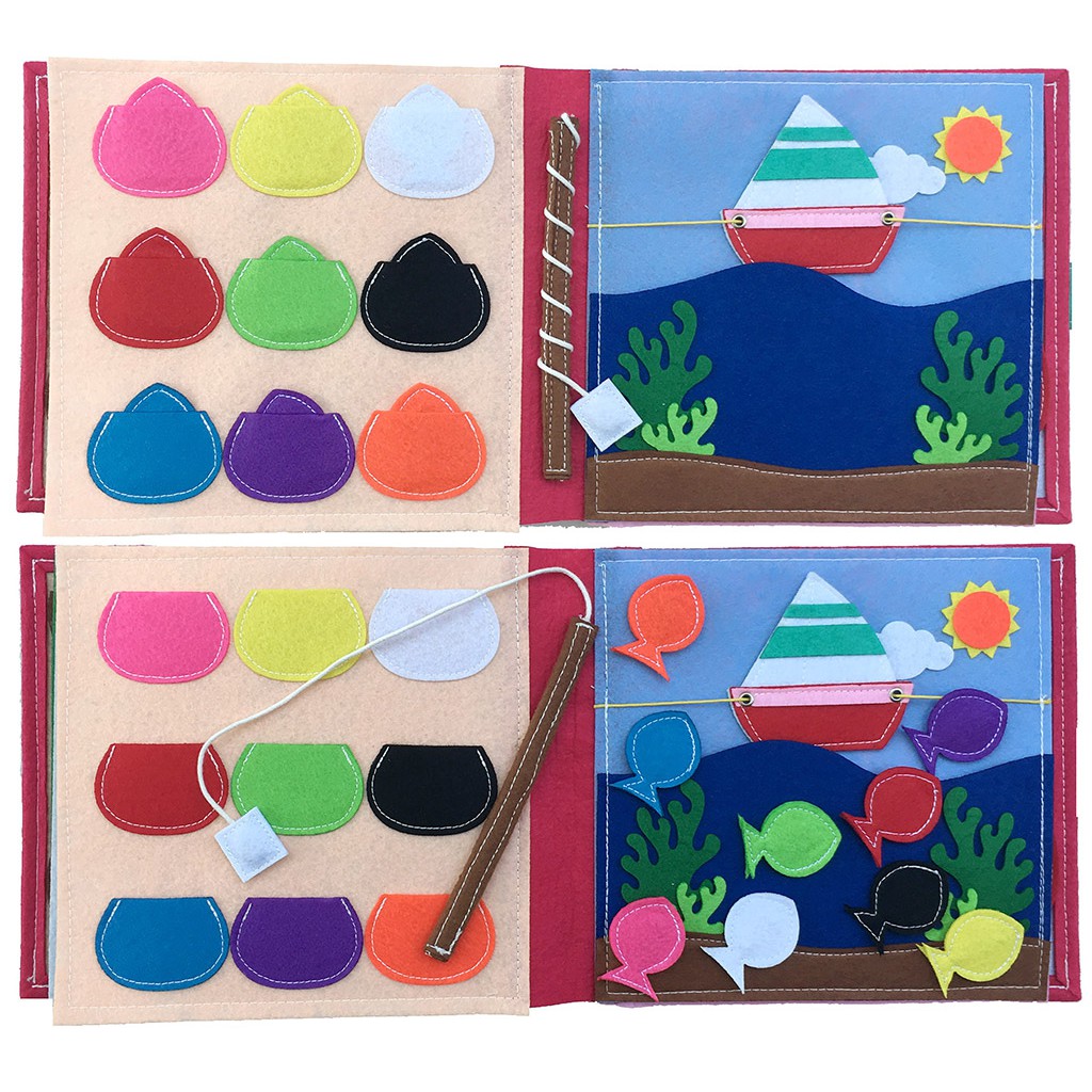 Sách Vải Tương Tác Cho Bé Mầm Non 2 - 6 Tuổi Khasa: Sách vải Khám Phá | Sách Xuất Khẩu