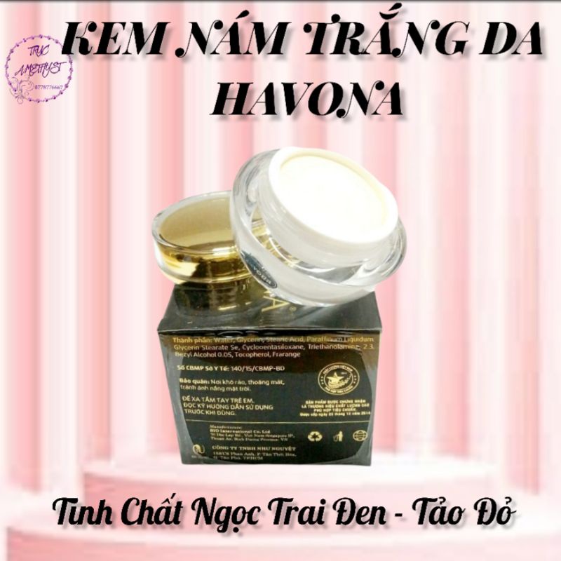 KEM NGỪA NÁM TRẮNG DA HAVONA TINH CHẤT TẢO ĐỎ