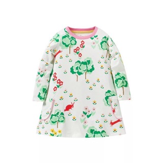 Váy cotton hoạ tiết Jumbing Beans bé gái sz 2-7y