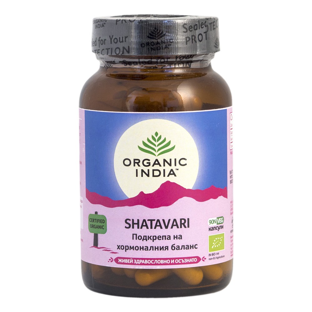 Viên uống cân bằng nội tiết - Organic India Shatavari