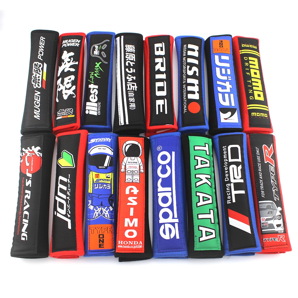 Miếng Đệm Vai Gắn Dây Đai An Toàn Xe Hơi JDM#Nismo#Ralliart#Takata#Sparco#Sti#Momo#Trd