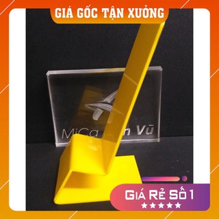 [Mica Việt Nam] [Giá Gốc Tận Xưởng] Combo 10 Kệ mica vàng trưng bày điện thoại 6x11.5cm